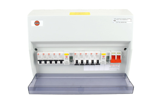 Picture of a typical electrical consumer unit