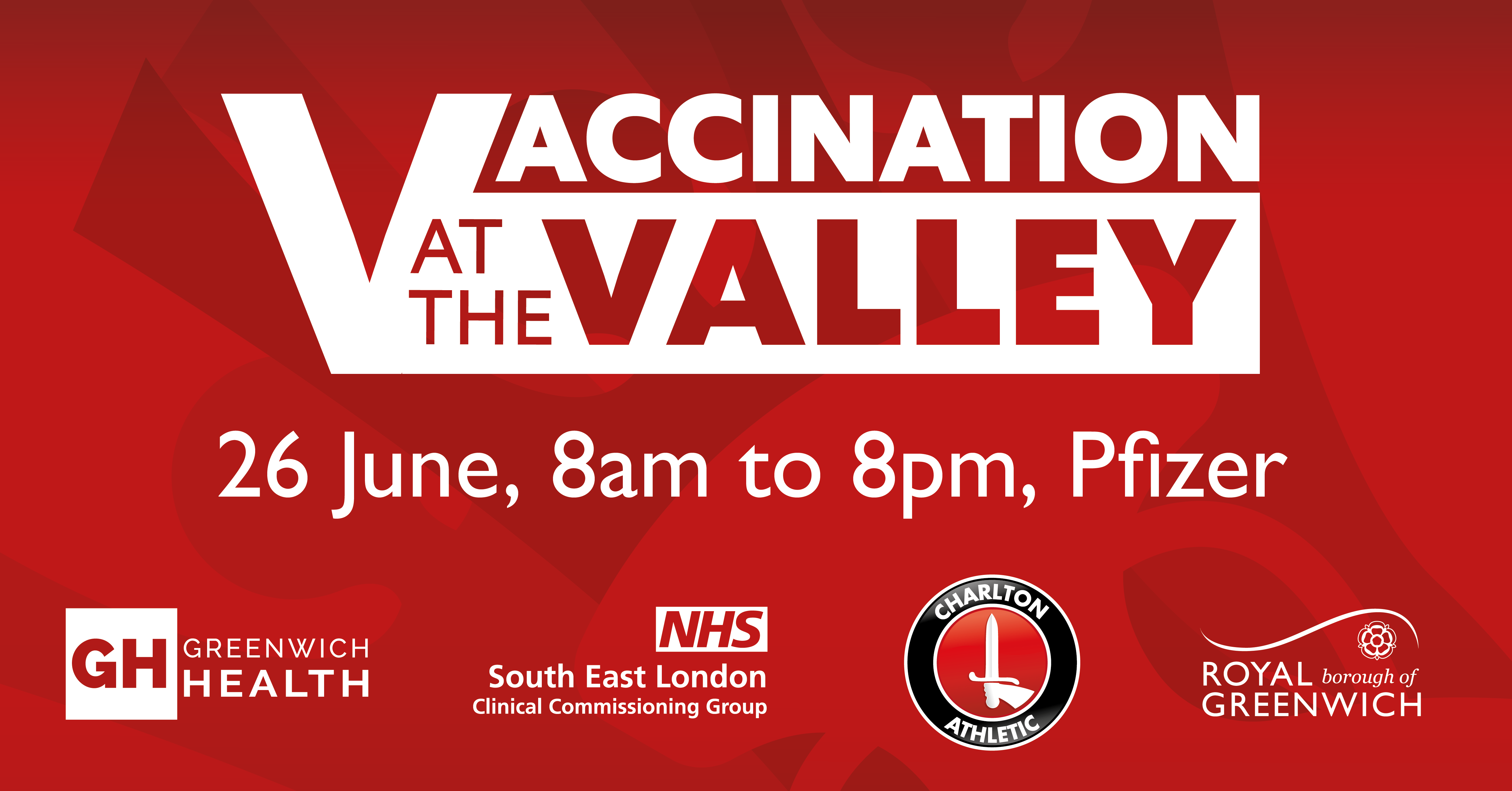 Vaccination at The Valley 26 June