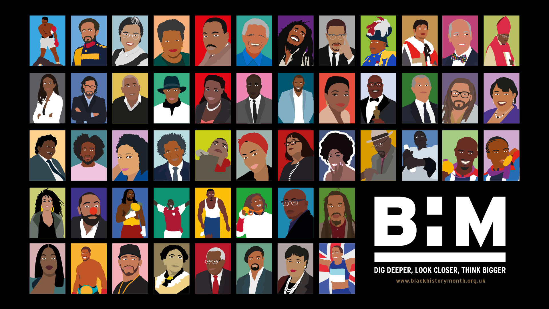 Black History Month icons
