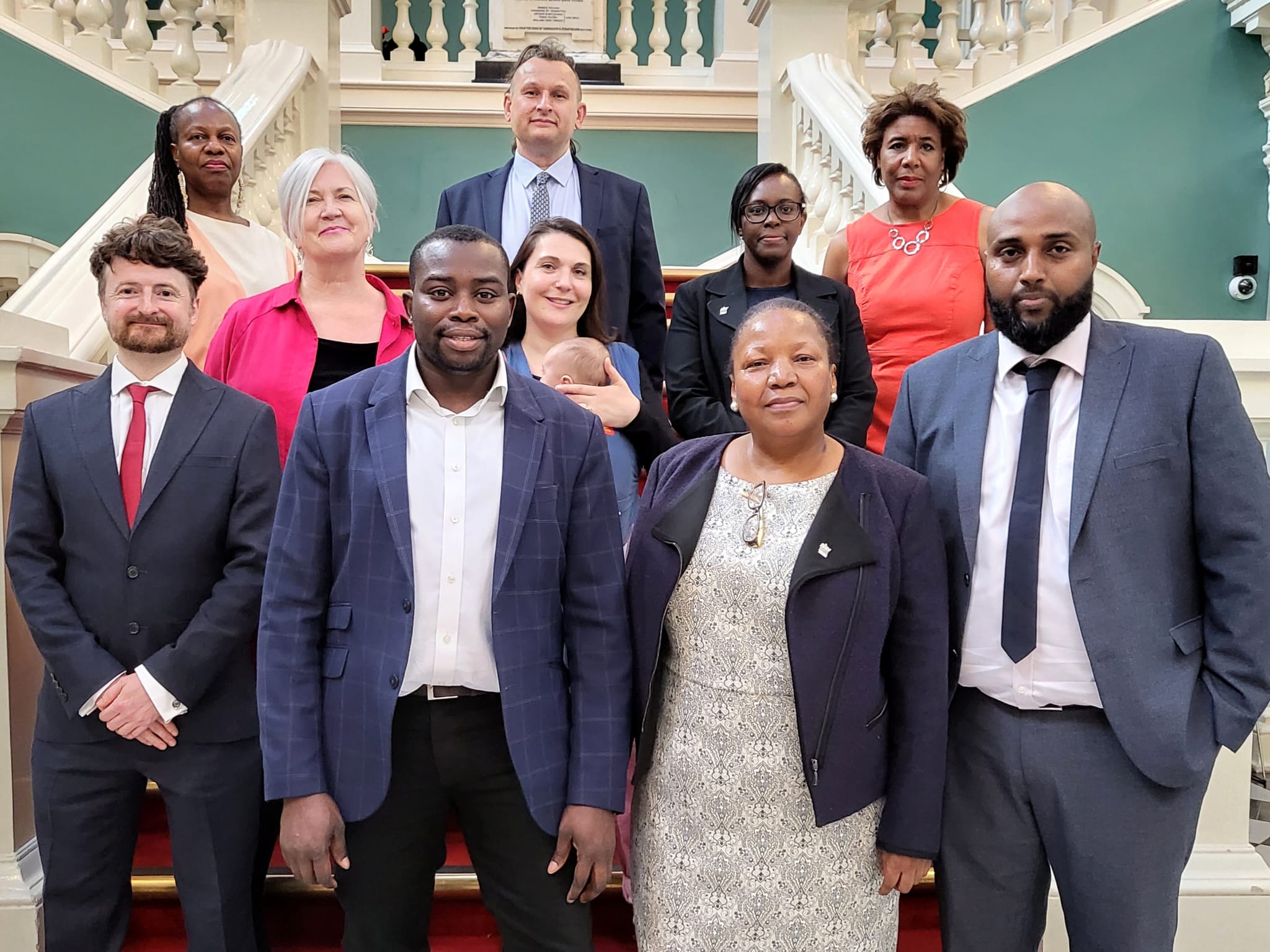 New Leader Cllr Okereke with New Cabinet