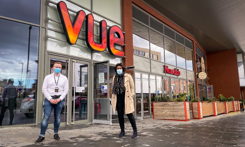 Cllr Denise Scott-McDonald, Deputy Leader and Cabinet Member for Economy & Skills, visited Vue in Eltham on its grand reopening day.