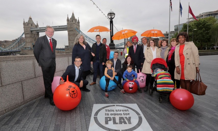 Play Streets launch at City Hall