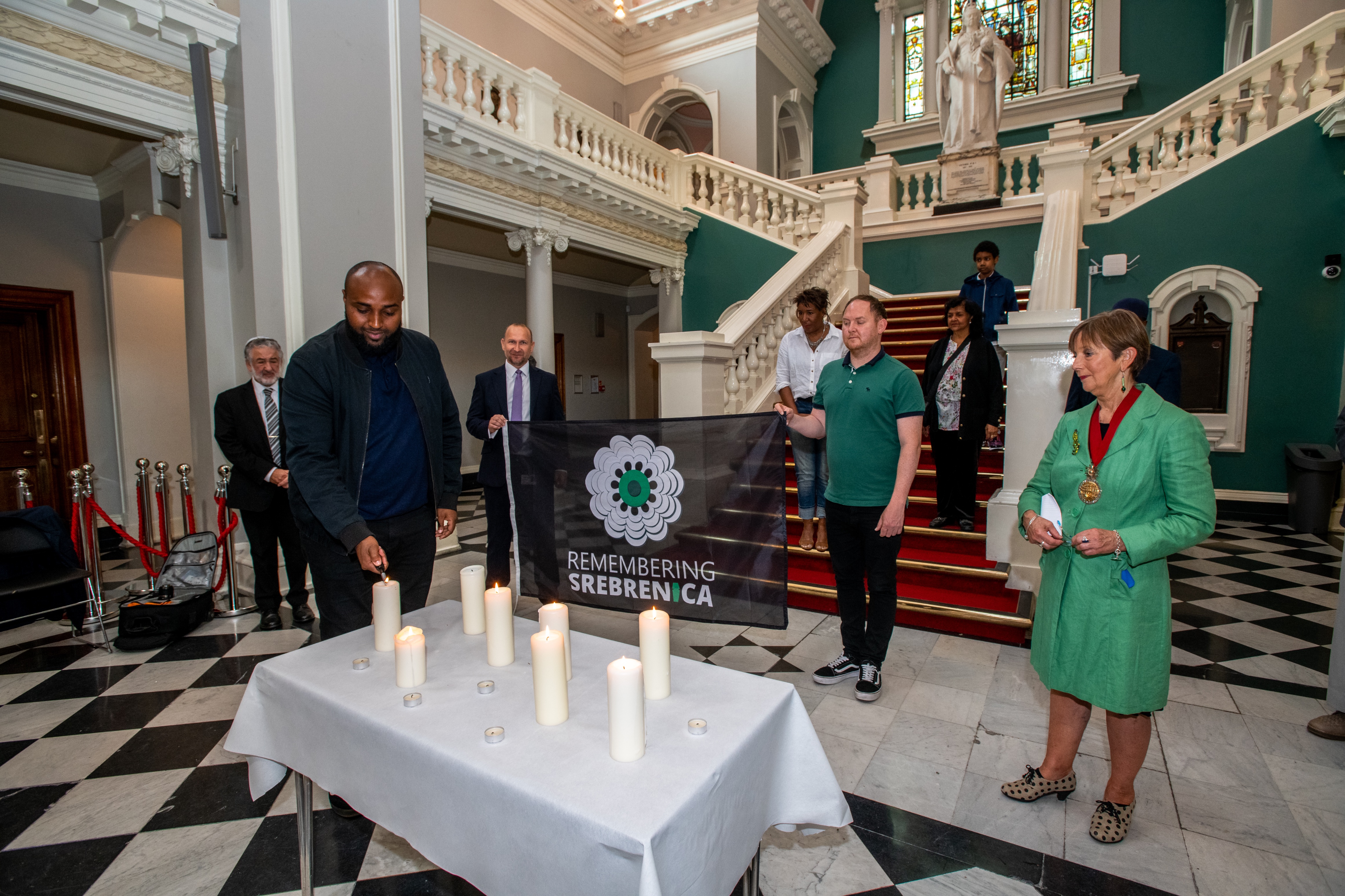Ceremony to remember the Srebrenica massacre