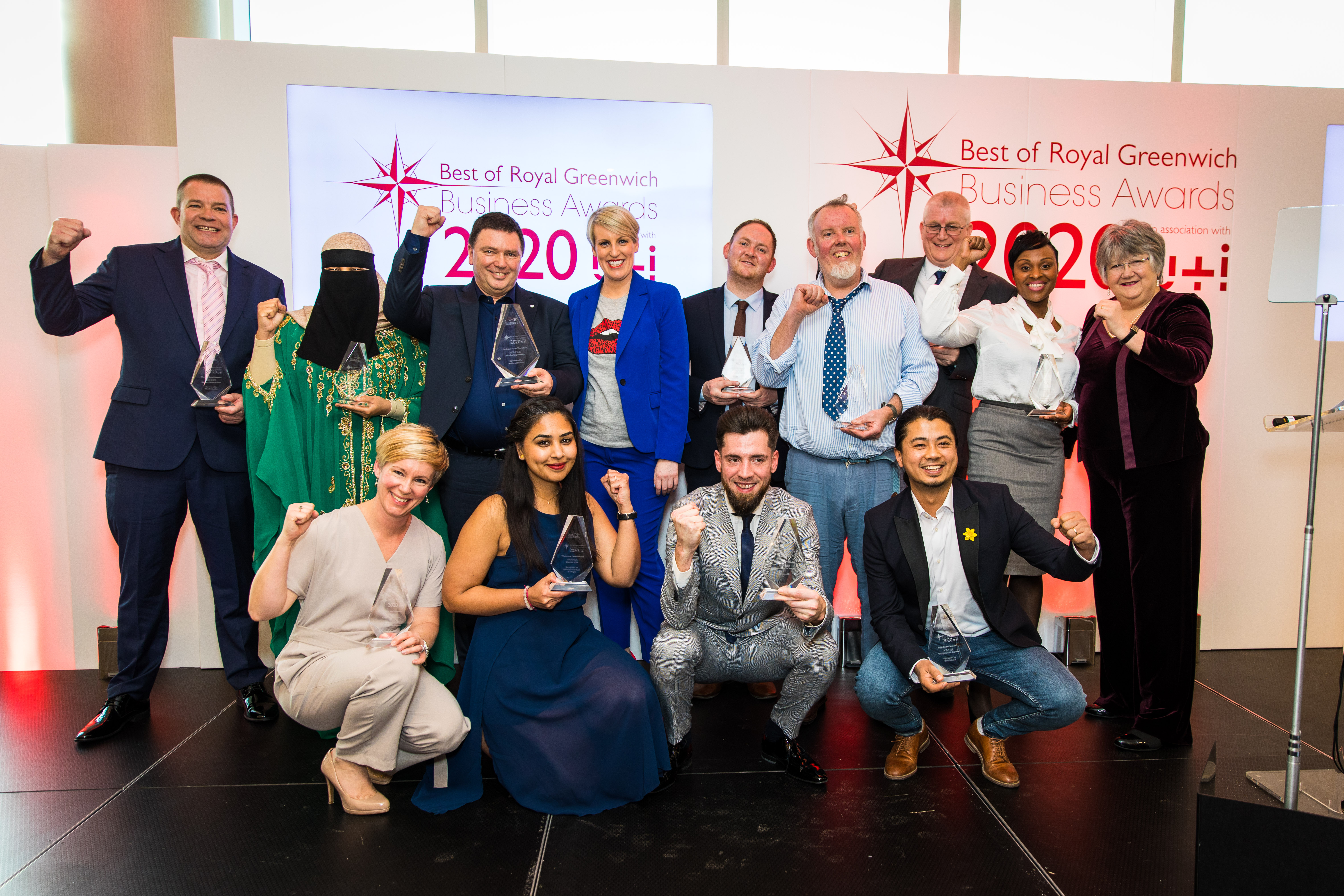 Winners of Best of Royal Greenwich Business Awards 2020