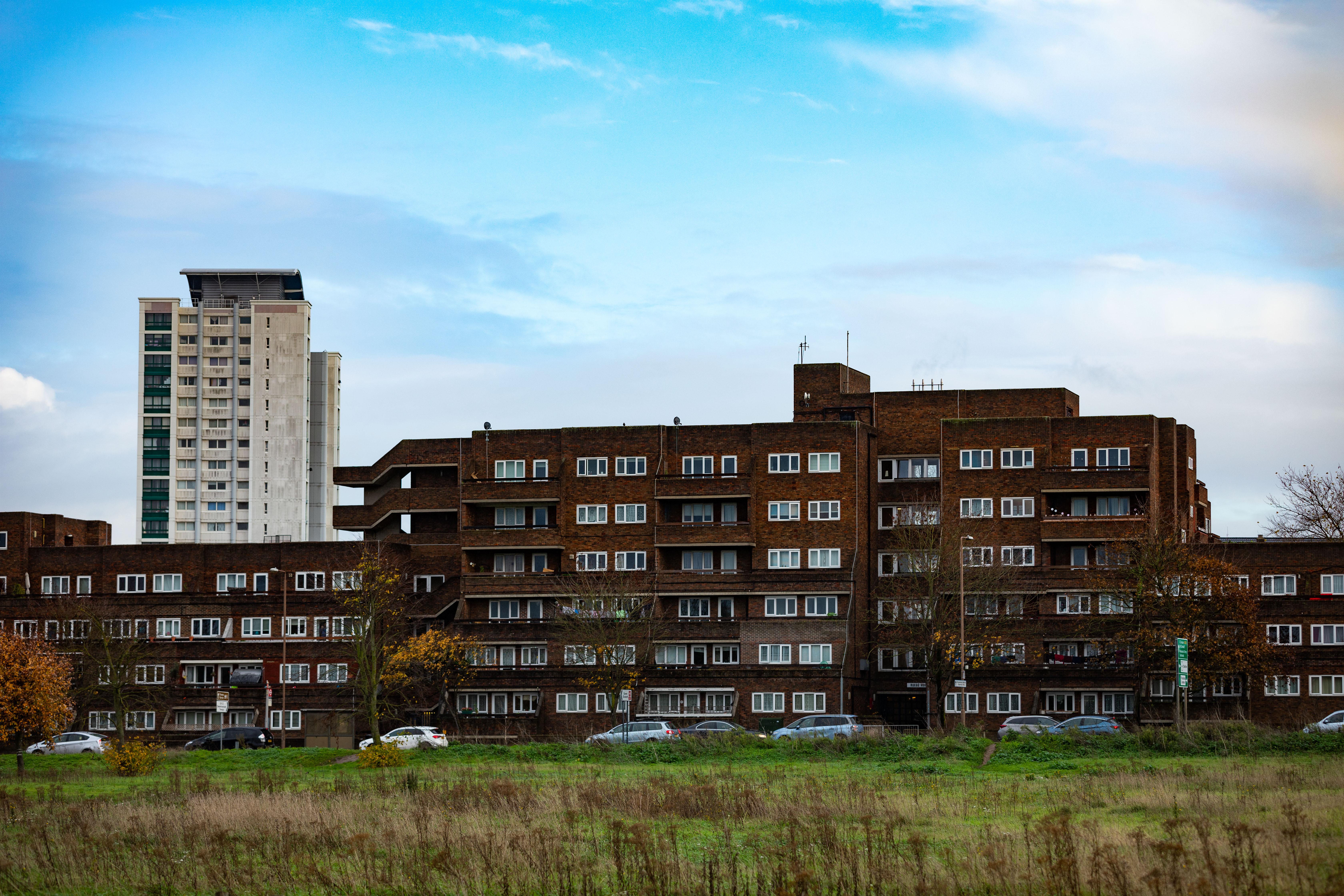 Image shows the Woolwich Common Housing Estate