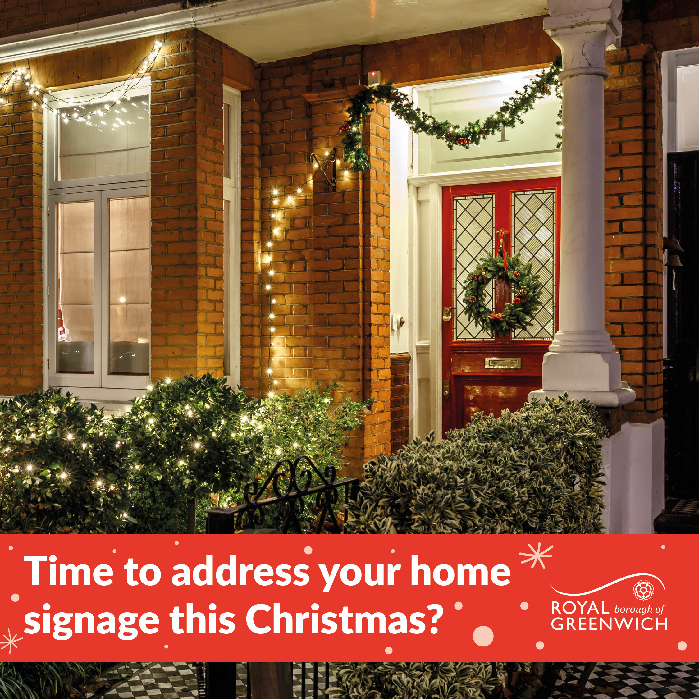 Time to address your home signage?