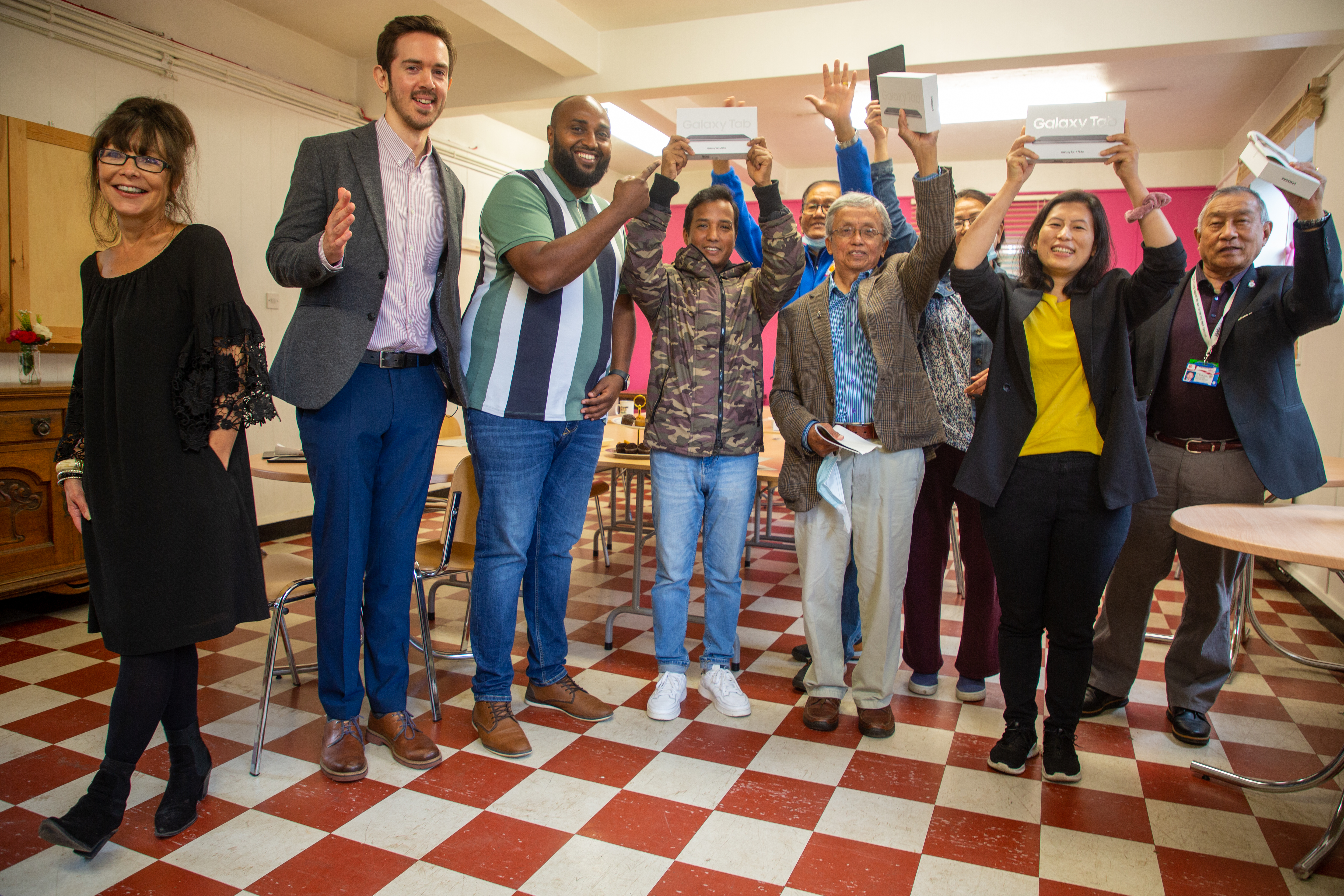 Age UK and some of the Nepali community