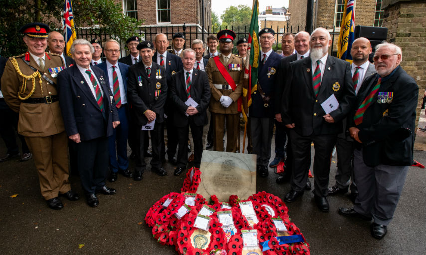 Armed Forces colleagues pay their respects