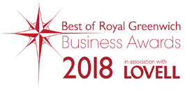 Best of Royal Greenwich Business Awards 2018 in association with Lovell logo