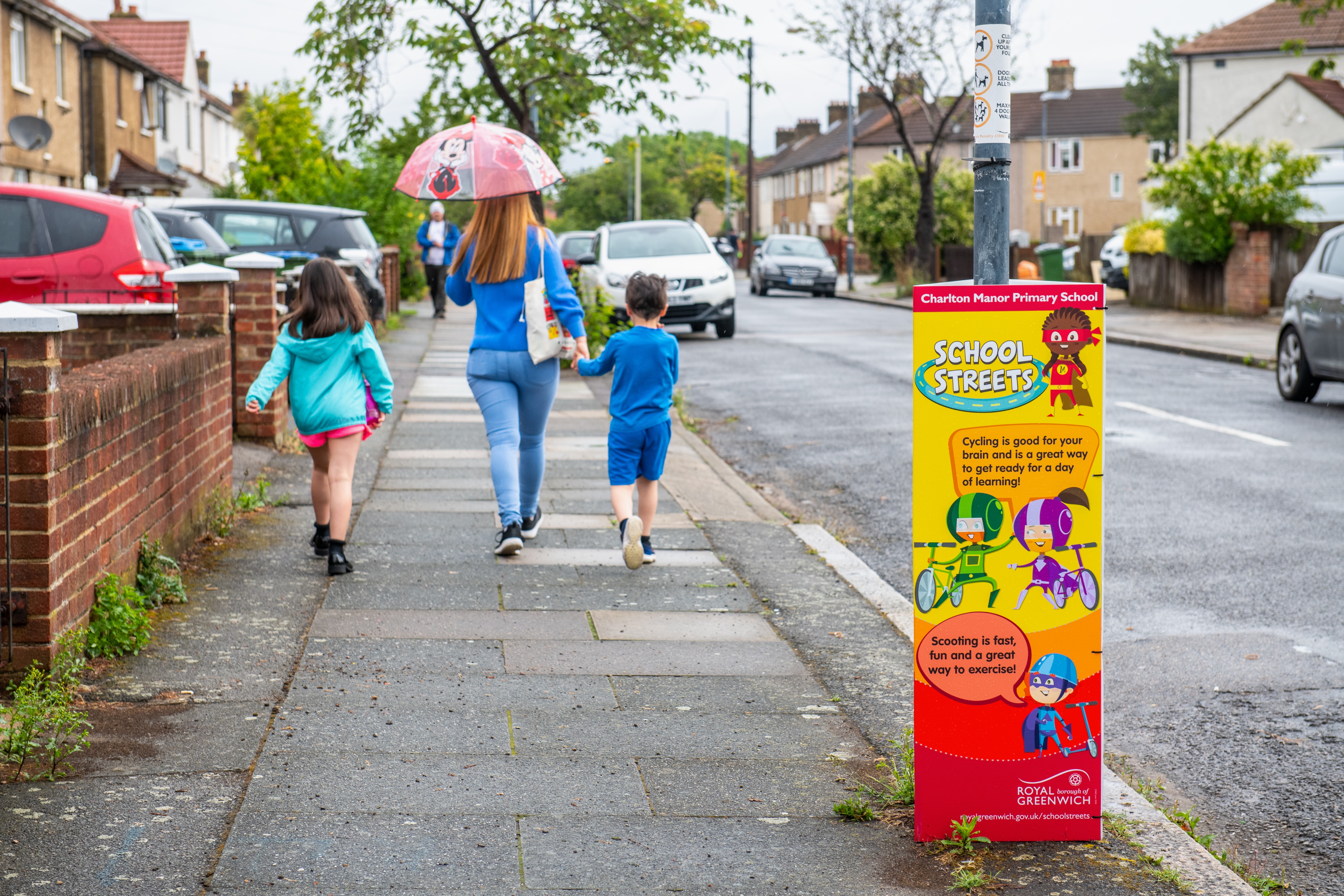 School Street at Charlton Manor Primary School