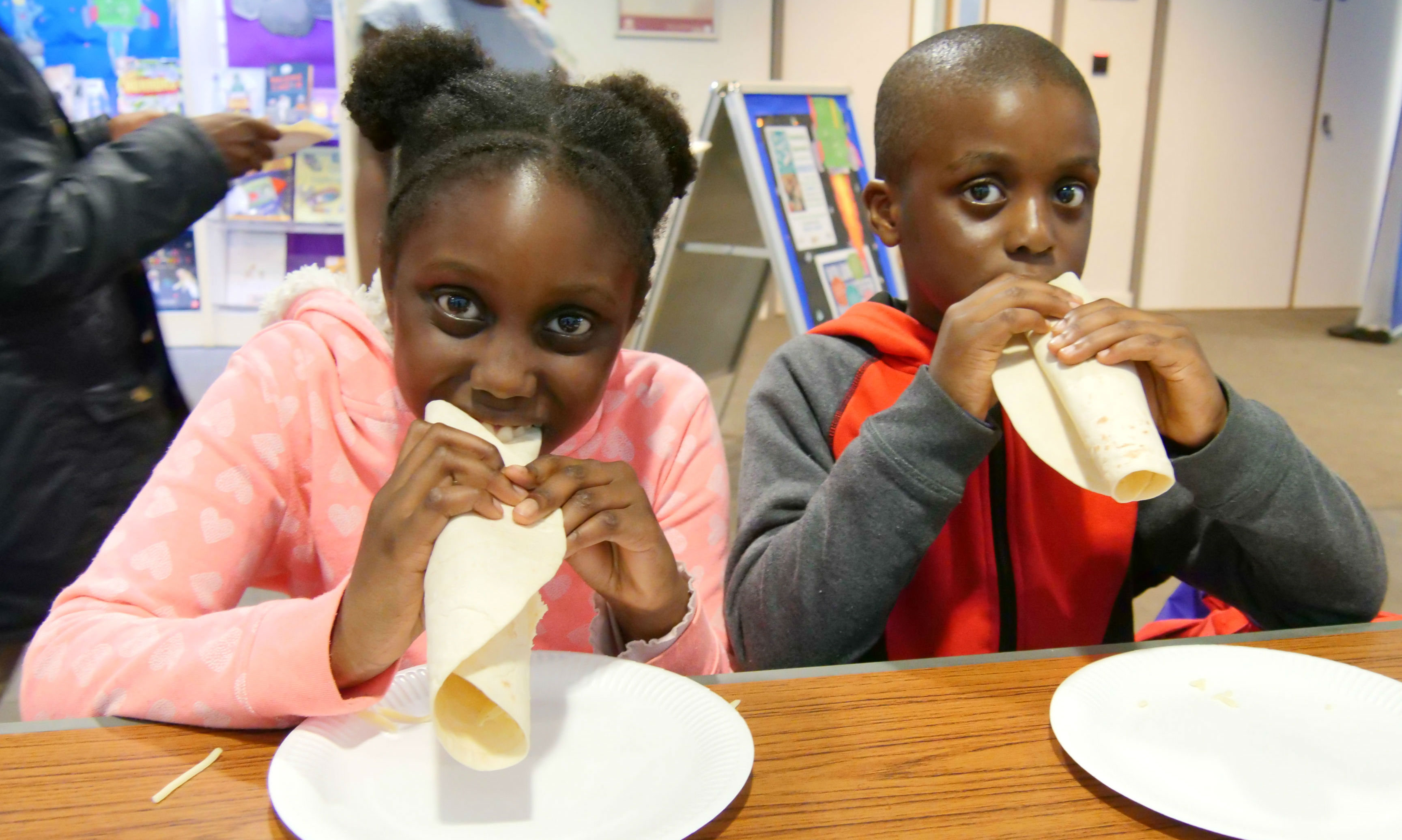 Children eating