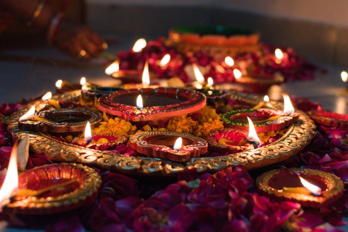 Diwali candles