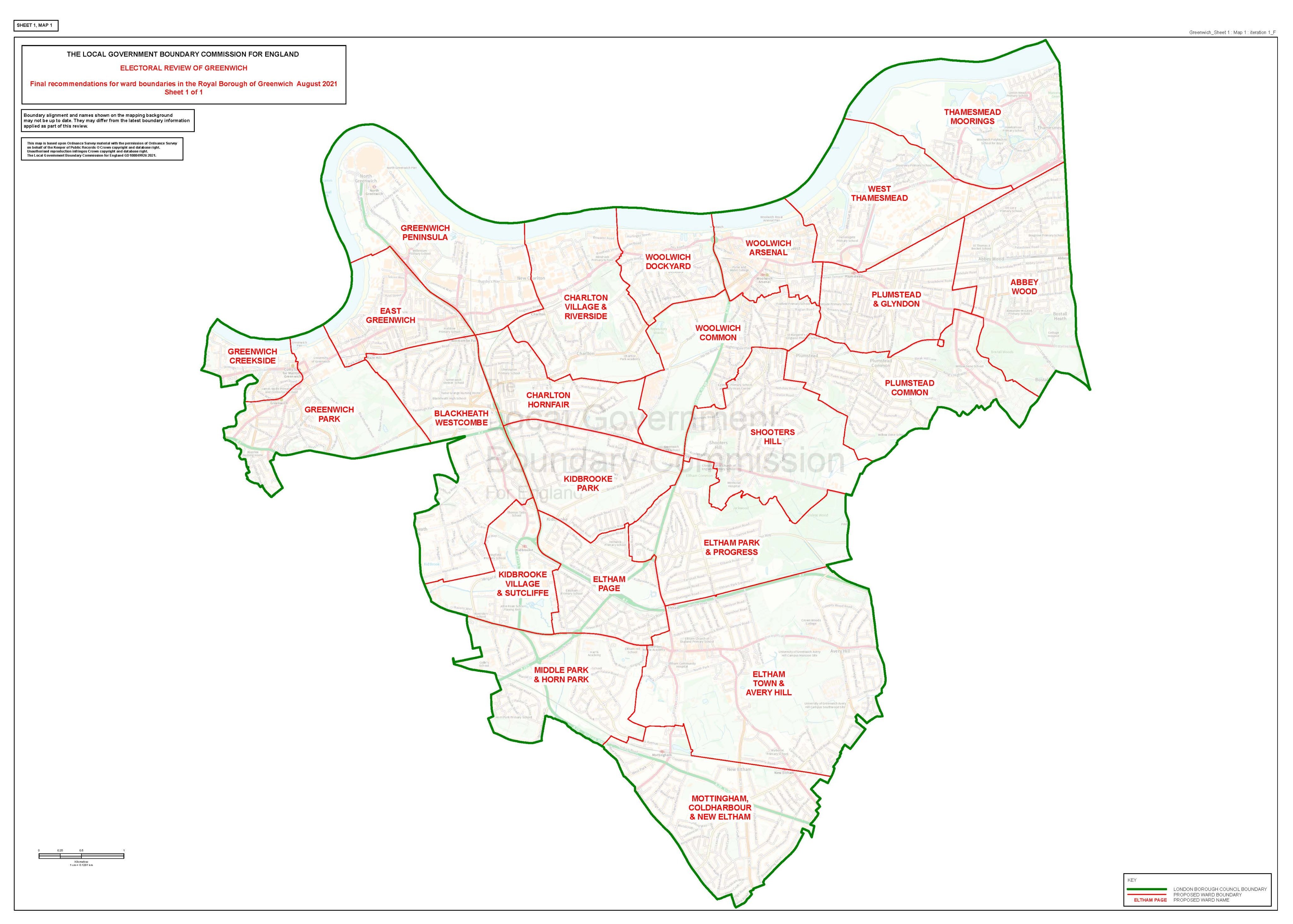 Ward boundary recommendations