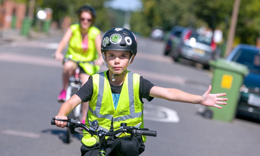 A family cycle lesson