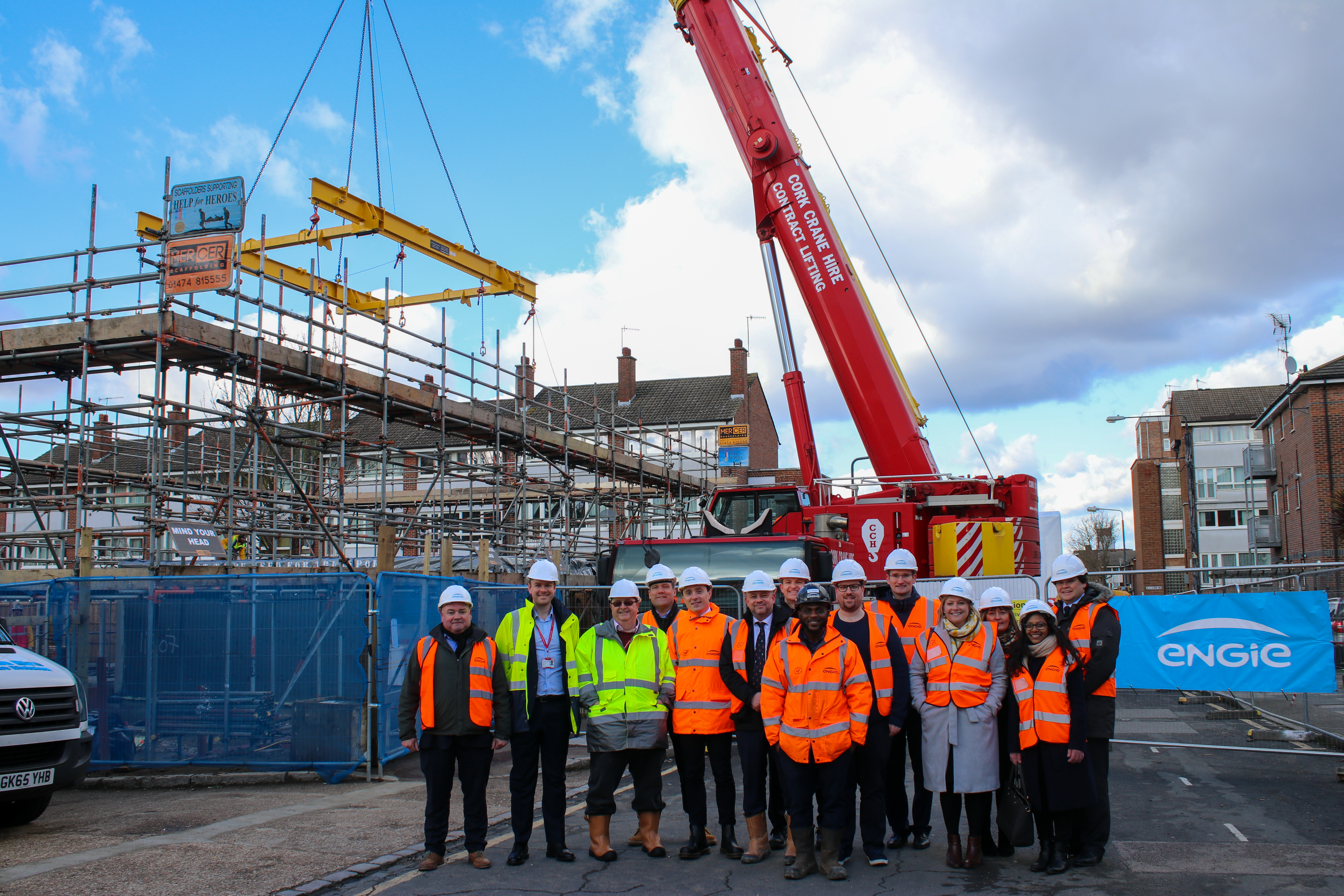 The first modular units are delivered to the Greenwich Builds Robert Street site