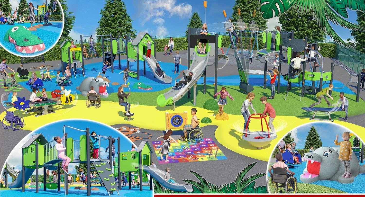 CGI of Hornfair Park improvements