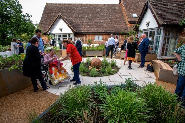 Previous recipient Greenwich and Bexley Hospice Sensory Garden project