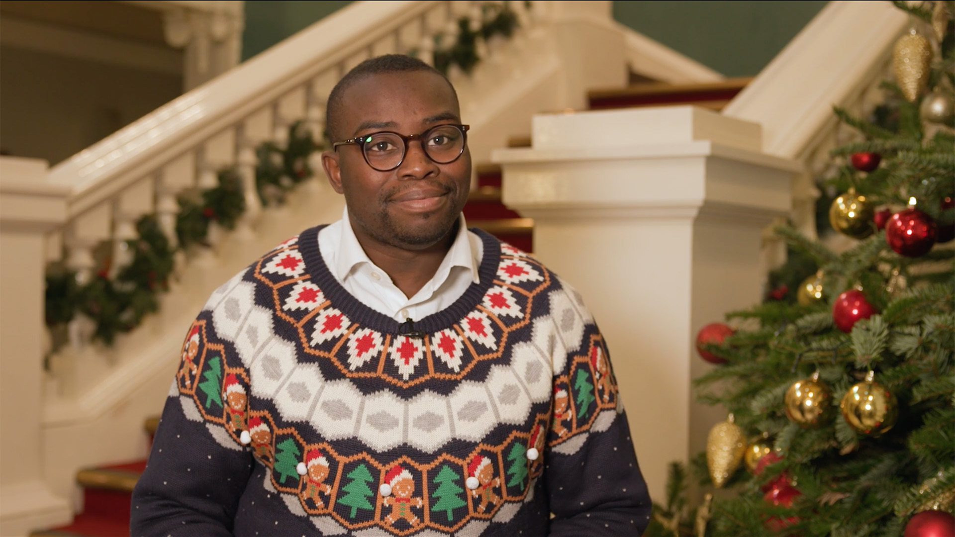 Cllr Anthony Okereke making his Christmas message