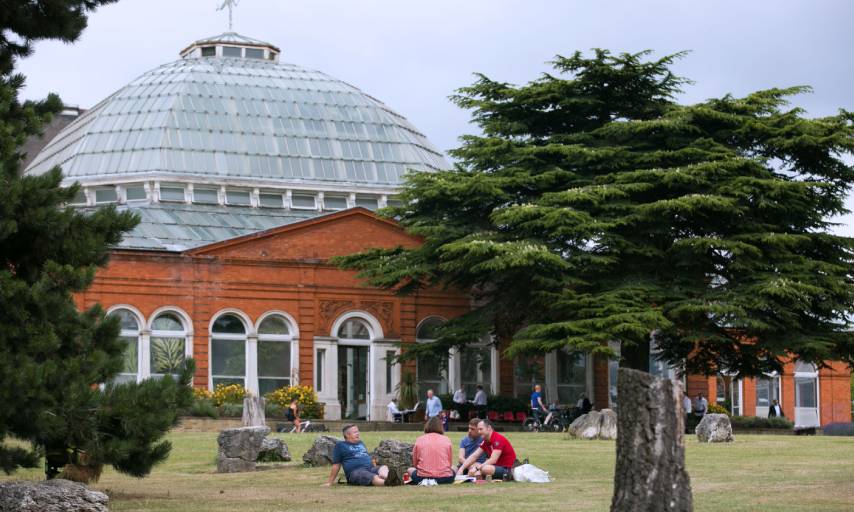 The Winter Garden in Avery Hill Park