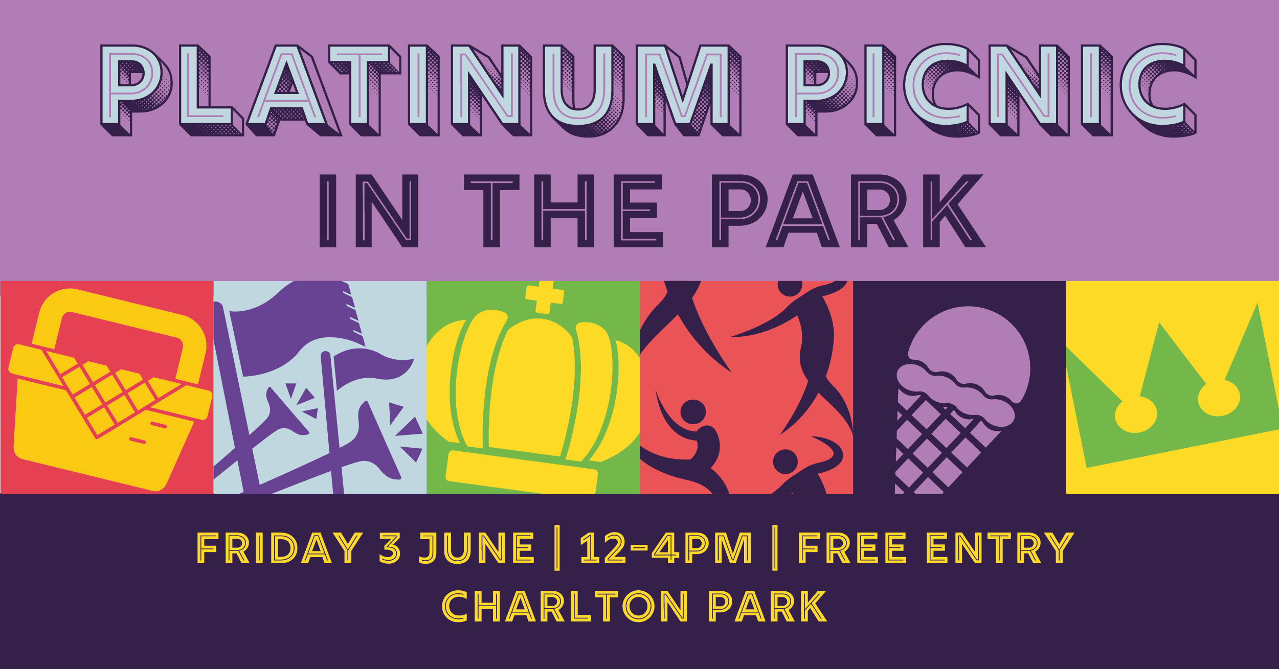 Platinum Picnic in the Park, Friday 3 June, 12 noon to 4pm, Charlton Park