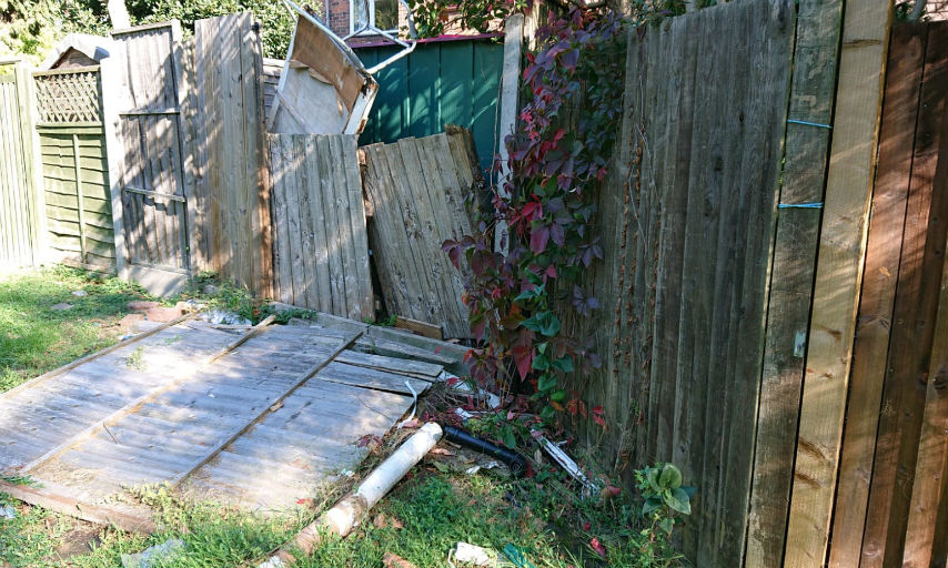 Peabody issued a community protection notice against the owner of this fence in Thamesmead