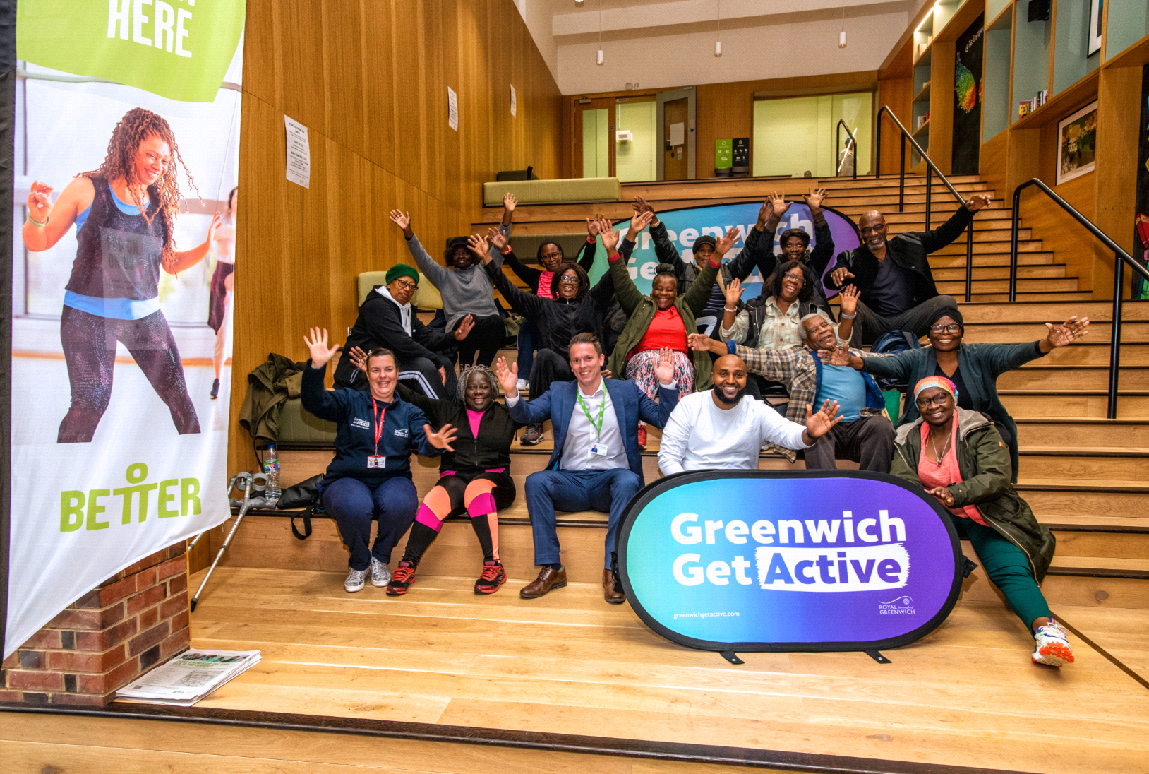 Get Active in Plumstead with GLL team photo