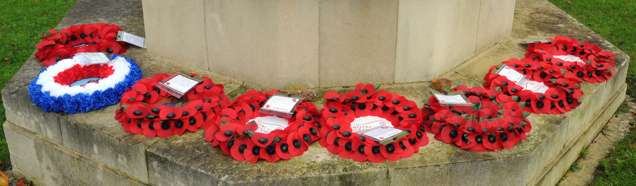 wreaths laying at plumstead cemetery 