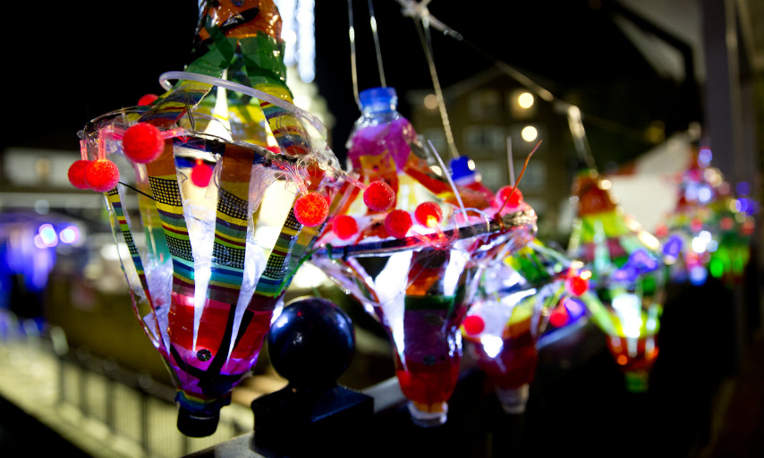 Lanterns at Thamesmead Christmas Sparkle