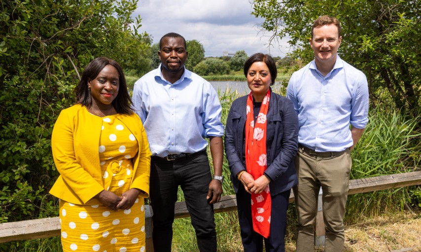 Royal Greenwich and Newham council-leaders meet MP for Erith and Thamesmead and the Deputy Mayor of London for Transport to champion better transport links to Thamesmead