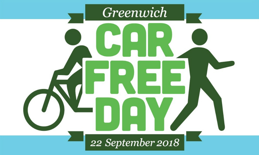 Greenwich Car Free Day 22 September 2018 logo