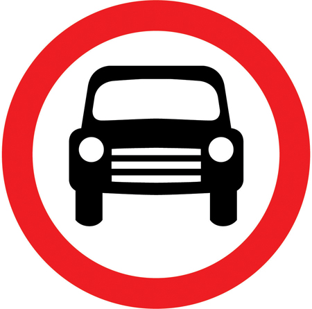 Motor vehicles except solo motorcycles prohibited