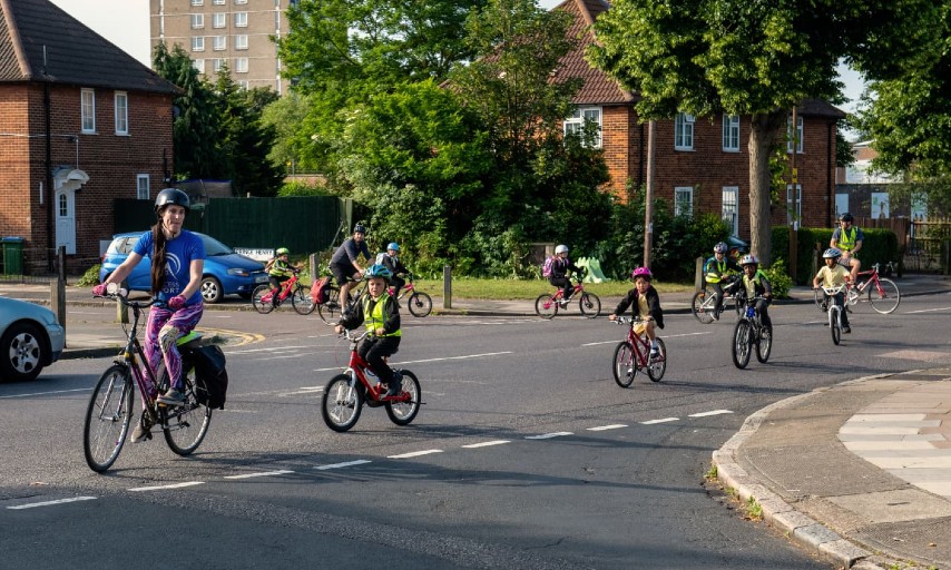 Cycling lesson for children