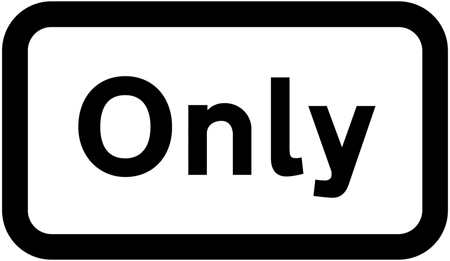 Trams only