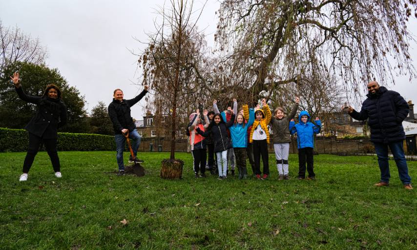 The borough's 2,022nd tree!