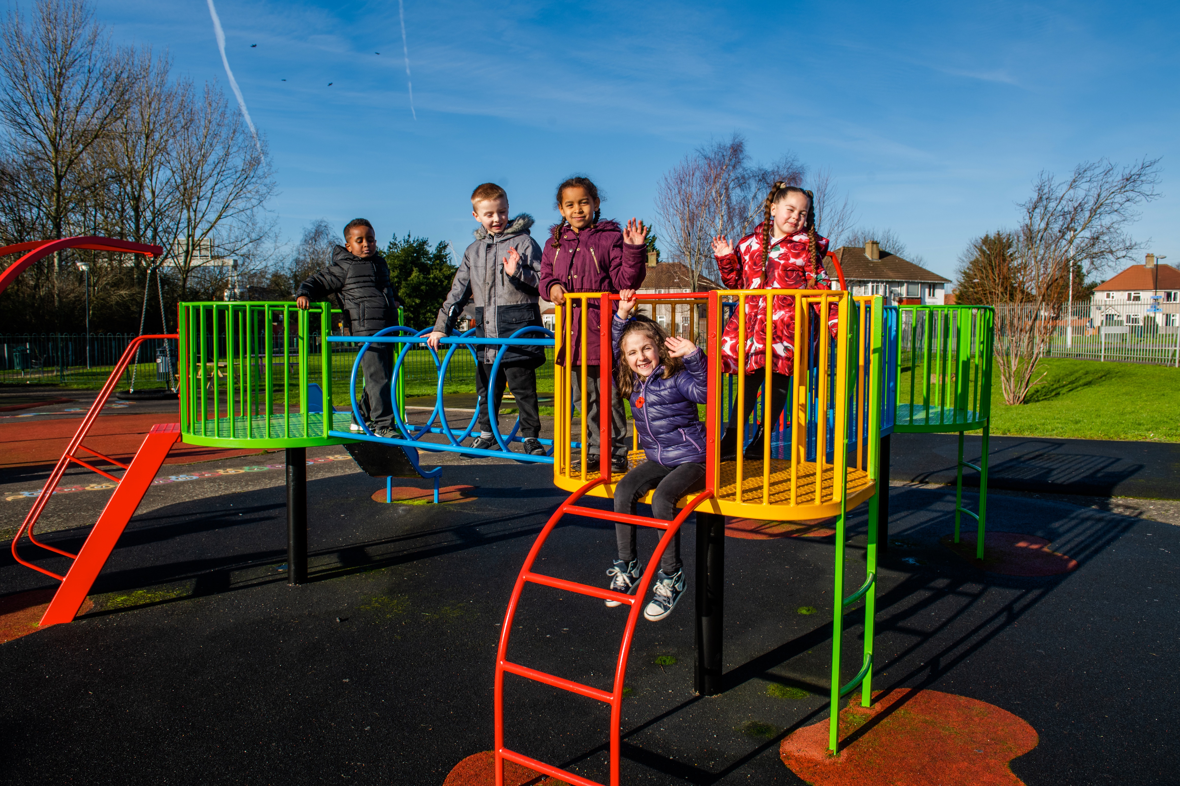 Kids in playground