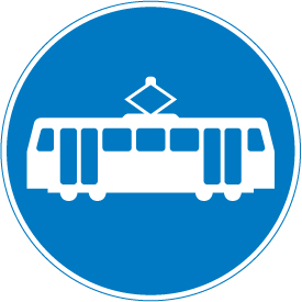 Trams only