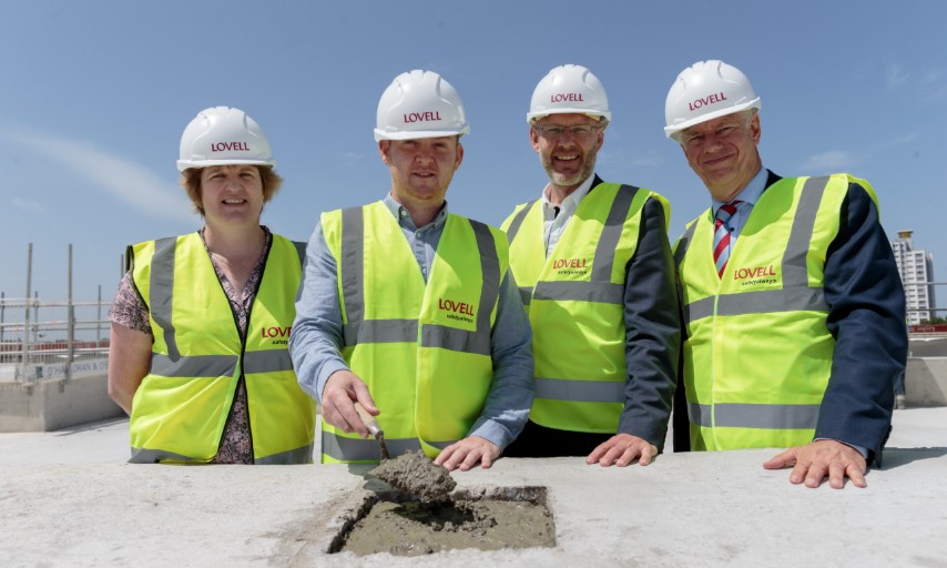 Trinity Walk topping out ceremony phase 3 June 2019