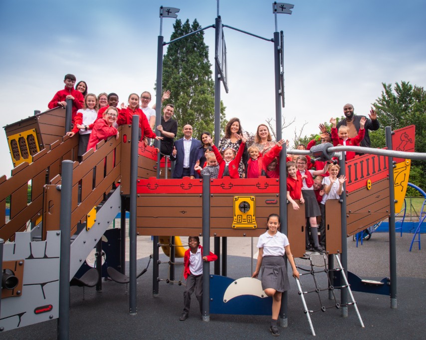 Winns Common playground improvements and pirate ship