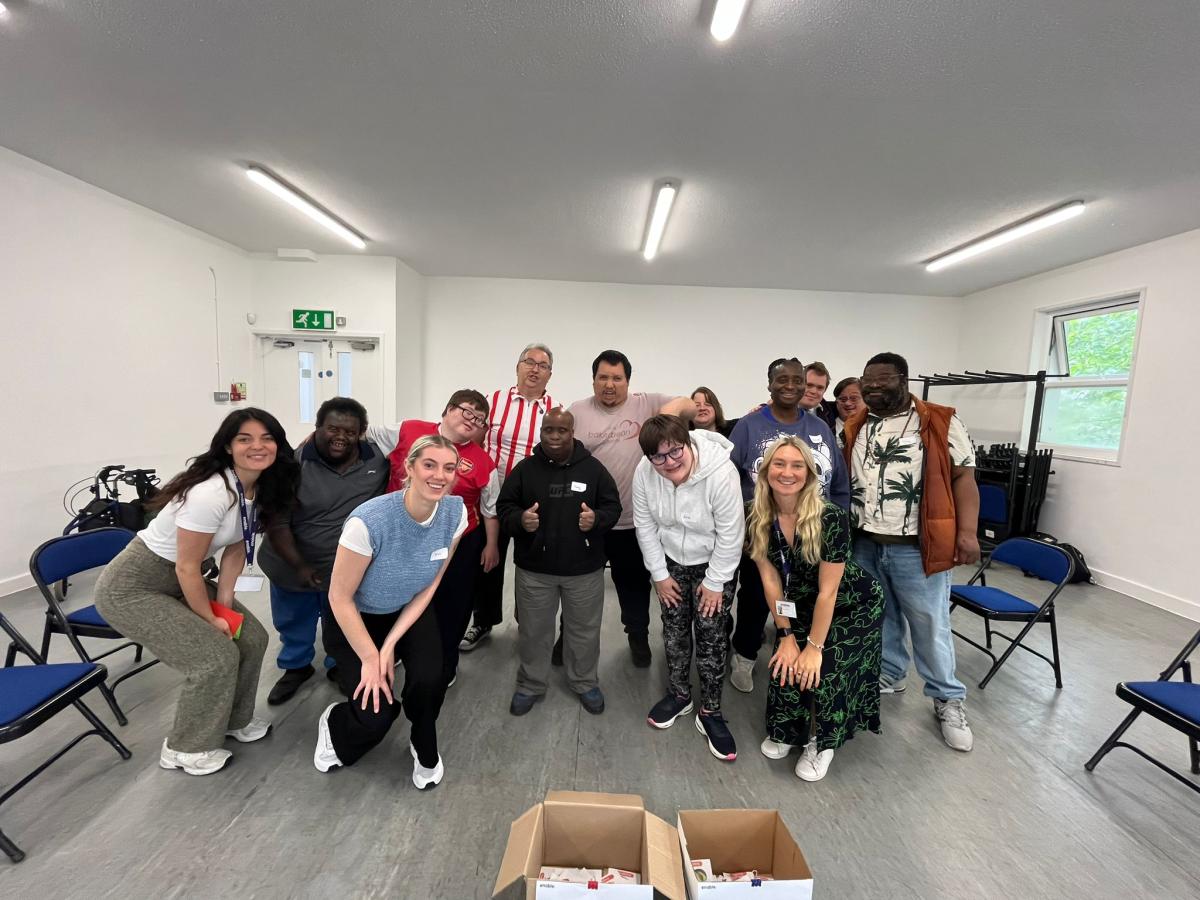 Image showing residents and programme leaders at a taster session.