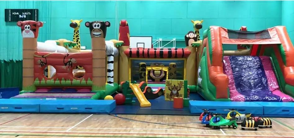 Pirate themed soft play with slide