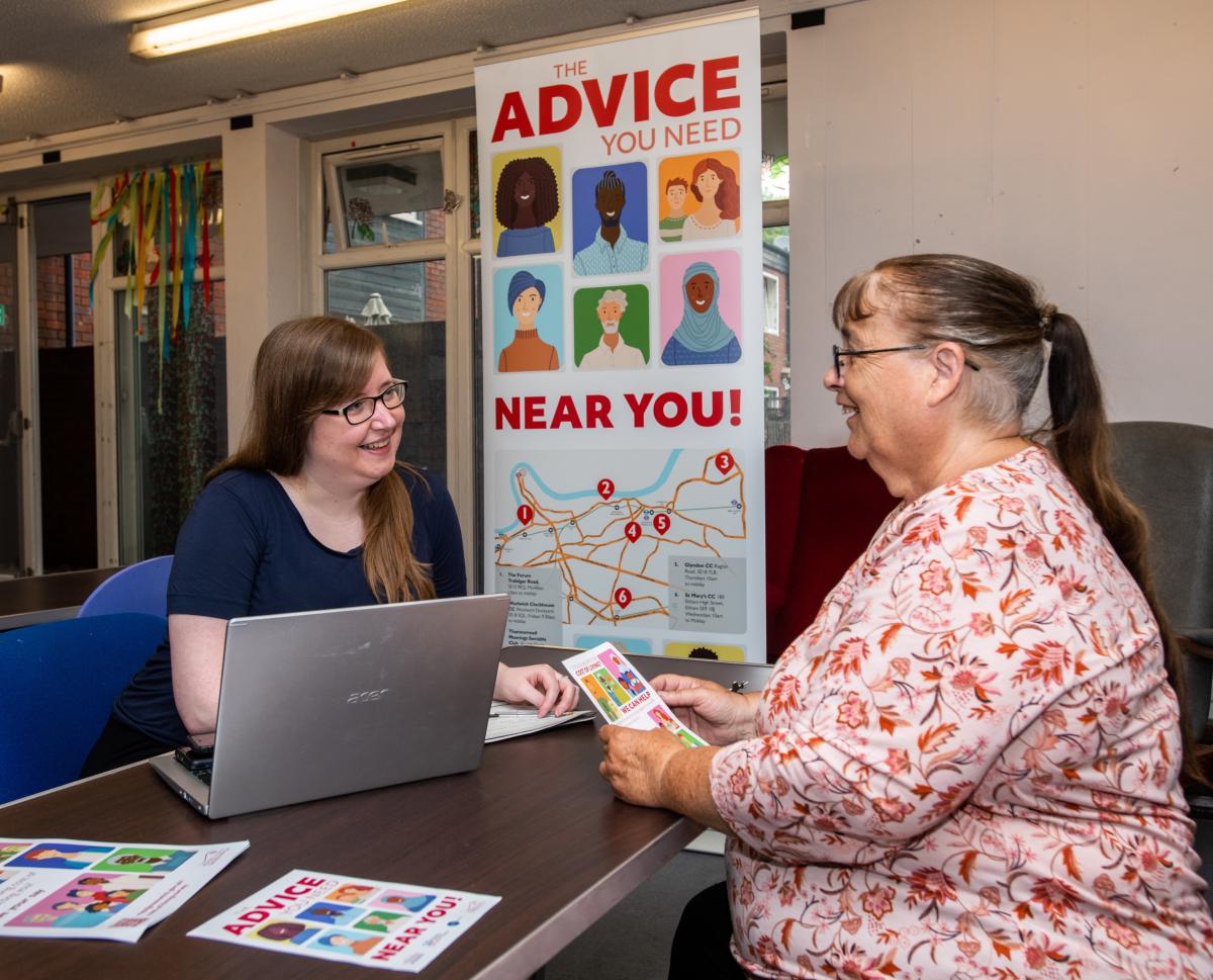 Advice Hub supporting a resident