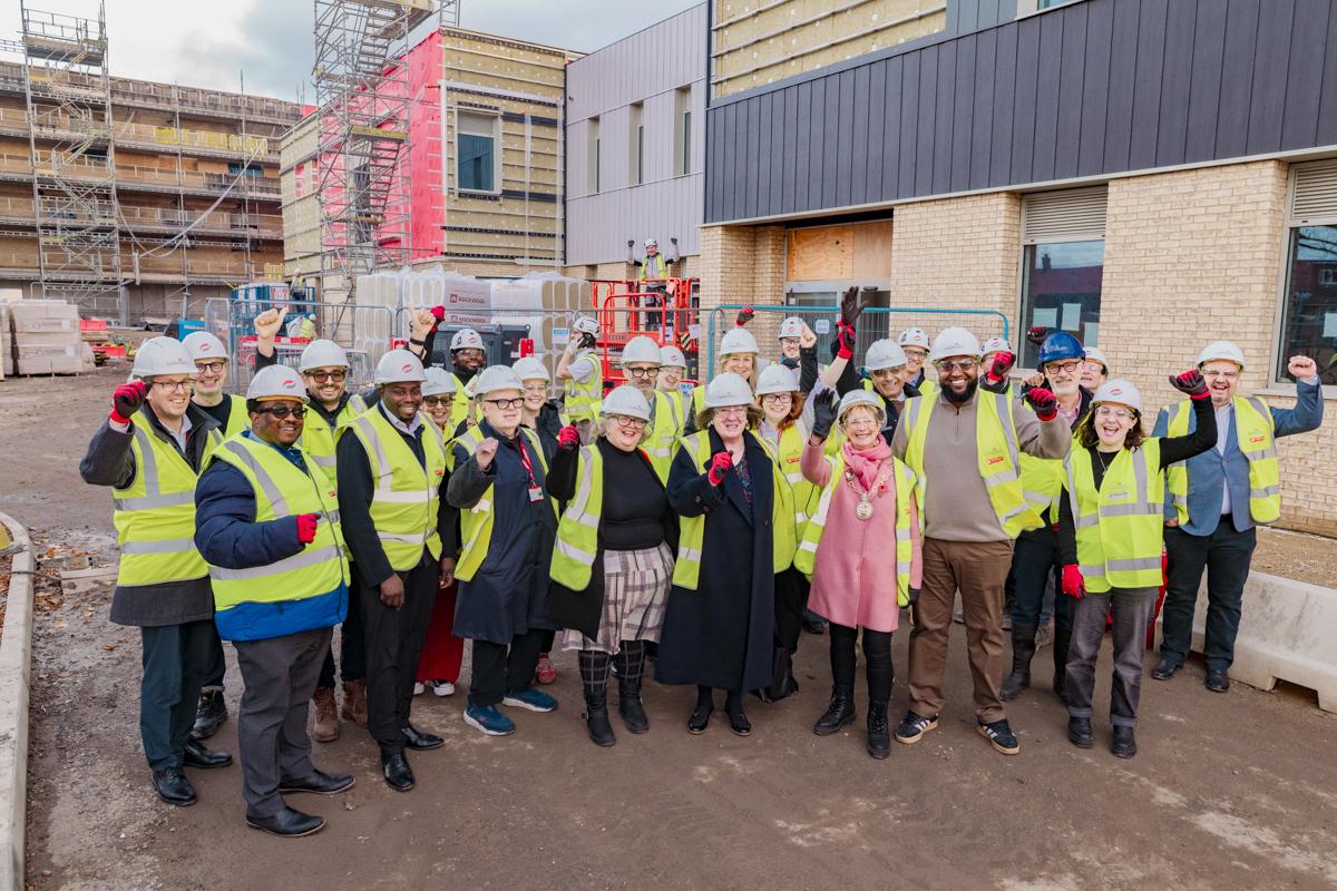 A group at Rowan Wood on Hargood Road