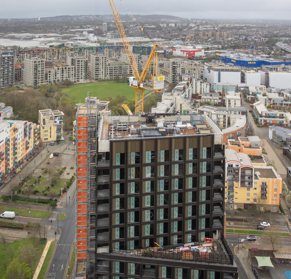 An image of the Prime Point development at Greenwich Millennium Village
