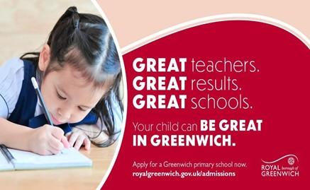 Apply for a Greenwich Primary School 