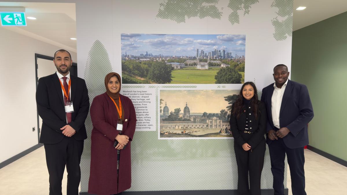 An image showing Council Leader Anthony Okereke at the new London South East Colleges Plumstead Campus