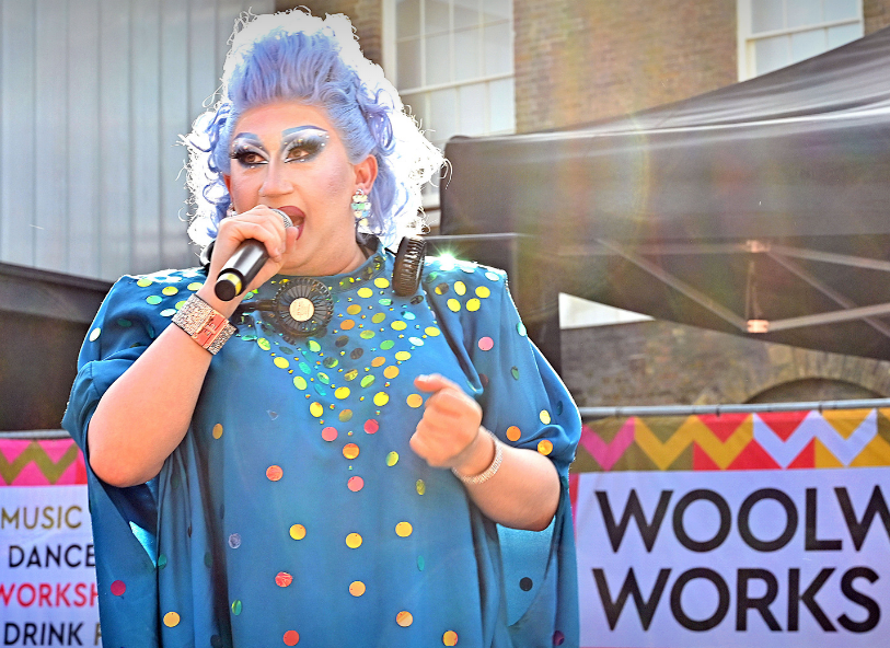 Performer at Woolwich Works