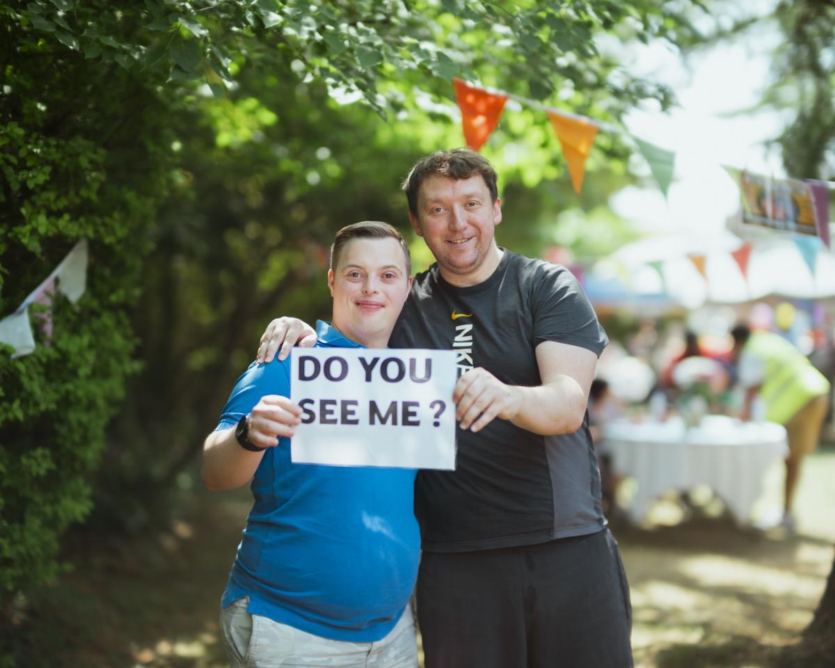 Image showing a residents celebrating Learning Disability Week