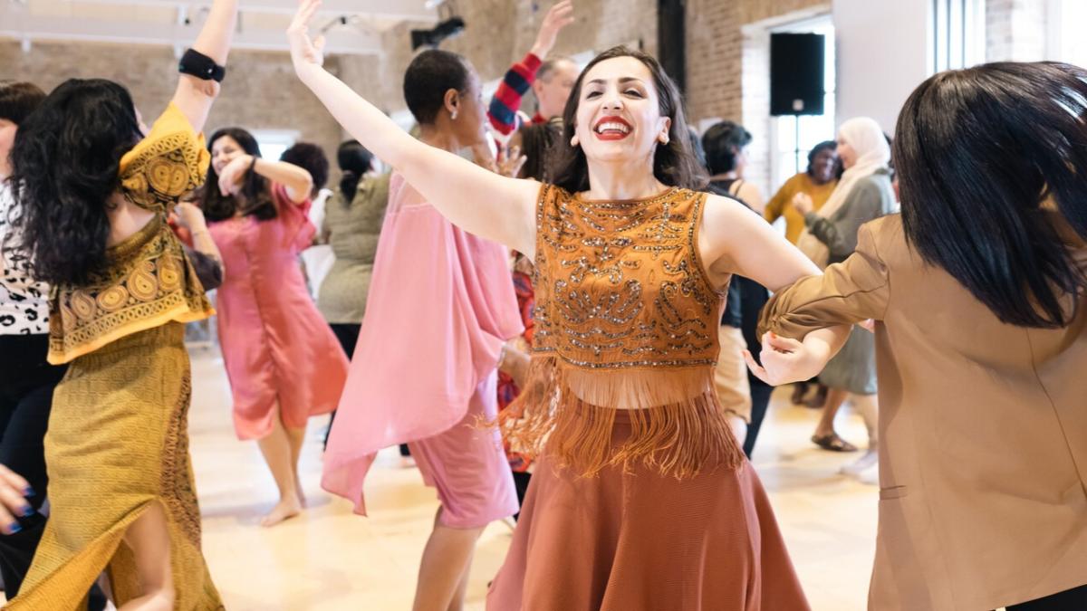 Image of people dancing at last year's Protein event