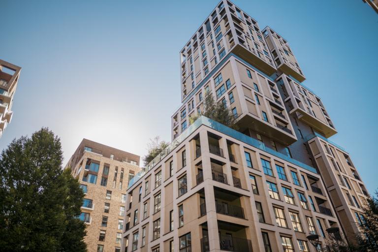 An image of a new housing development in Royal Greenwich