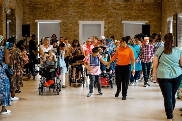 Image showing residents enjoying Learning Disability Week celebrations.